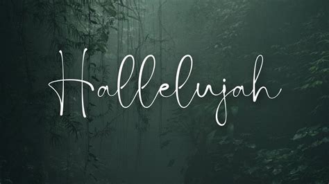 hallelujah tradução - frases em ingles com tradução